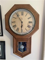 Sessions Oak Schoolhouse Clock, Works