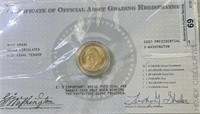 2007 Presidential Washington UNC Certificate of