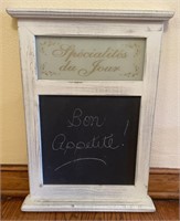 ‘Specialites du Jour’ Menu Chalkboard