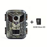 Mini Trail Camera with HD Video+32GB Card
