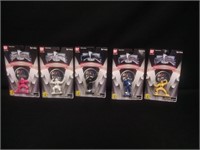 (5) Mighty Morphin Power Rangers Ninjeti Figures