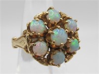 LADIES 14KT & OPAL RING SIZE 2 1/2 $900 VALUE
