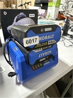 Lot of 2 Kobalt 4.0AH batteries with battery