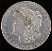 1895-S MORGAN DOLLAR BU CLEANED