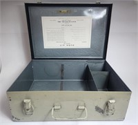 First Aid Metal Box Vintage