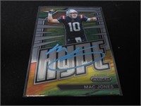 Mac Jones Signed Trading Card COA Pros