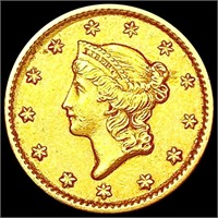1849 Rare Gold Dollar CLOSELY UNCIRCULATED