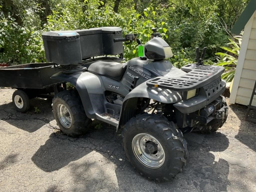 Sportsman 500 H.O. Polaris 4x4 ATV W/ Winch