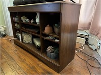 9- Shelf Mahogany Entertainment Center/TV Stand,