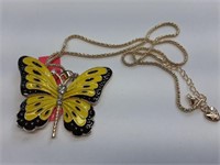 MY GARDEN BUTTERFLY FINE ENAMEL AND RHINESTONE