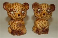 Vintage Sitting Bears with Google Eyes