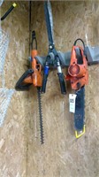 ELECTRIC CHAINSAW AND EDGER