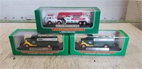 3 Miniature Hess Trucks (2000 & 2010)