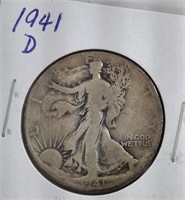 1941-D  Walking Liberty Half