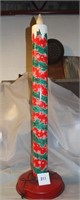 46" VINTAGE TIN CHRISTMAS CANDLE