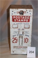 VINTAGE METAL US STAMP MACHINE