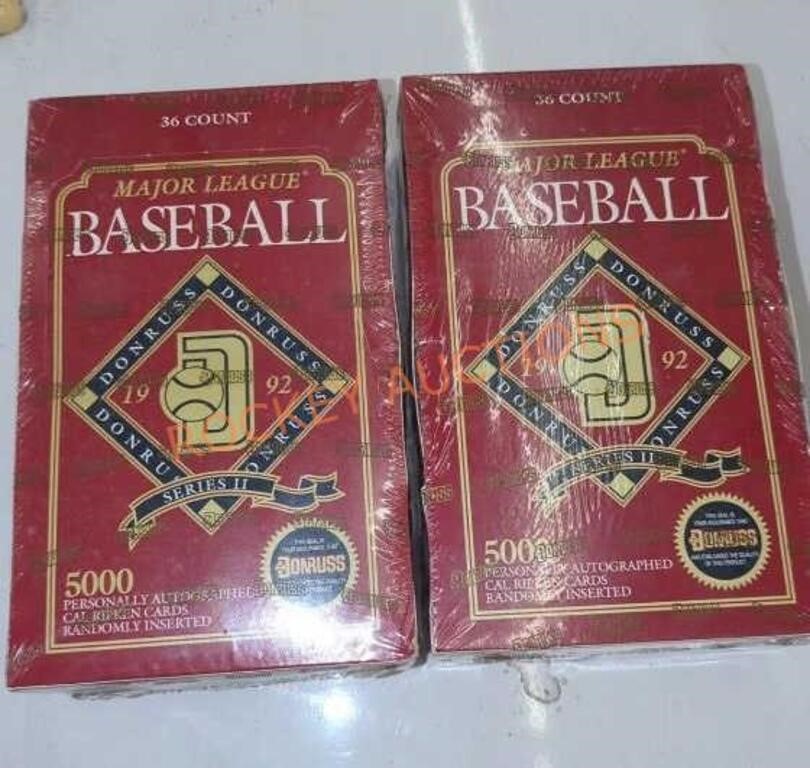 Major league baseball cards 1992 unopened