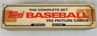 Topps 1986 Complete New Set Baseball Cards