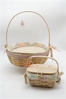 2001 Longaberger Basket Purse w/Liner &