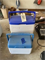 2 Small Ice Chests-Coleman & Rubbermaid