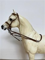 MODEL HORSE TACK #16, LG BRN LEATHER BRIDLE