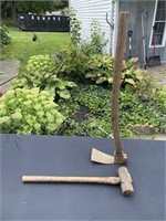 Sledgehammer and pick
