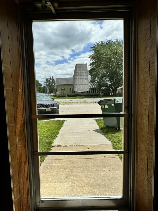 Metal Frame Glass Entrance Door with Door Frame