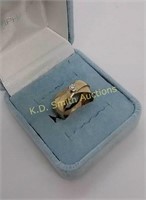 Vintage 10KT Gold & Diamond Ring (5.8 grams)