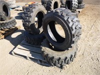 Skid Steer Tires (QTY 4)