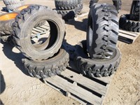 Skid Steer Tires (QTY 4)