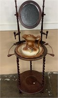 Victorian Wash Stand with jug and basin