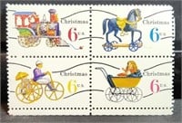 1970 4 Precanceled 6c stamps