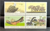 U.S. 1970 6c Natural History set