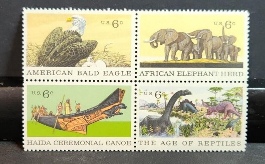 U.S. 1970 6c Natural History set