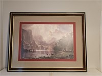 Large Sierra Nevada Mountain Scene Picture