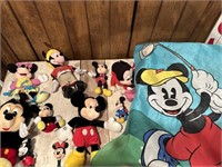 mickey mouse toys in laundry basket