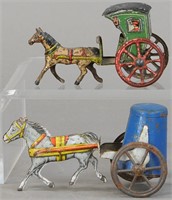 TWO HORSE THEME PENNY TOYS