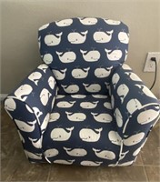 115 - SAVE THE WHALES ARM CHAIR