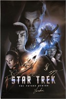 Star Trek Future Begins Autograph Poster