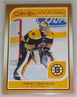 Jeremy Swayman O-Pee-Chee Glossy Rookies Bronze