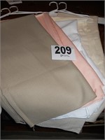 (5) Table Cloth Lot (White, Pink, Taupe)