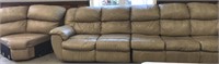 Leather Sectional Couch - Dirty