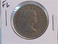 1962 New Zealand coin