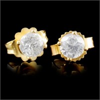 14K Gold 0.36ctw Diamond Earrings