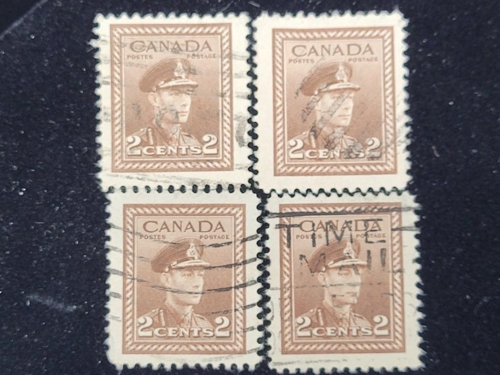 Canada 250King George VI WWII 2c (3)