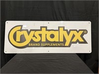 CRYSTALYX SUPPLEMENTS SIGN