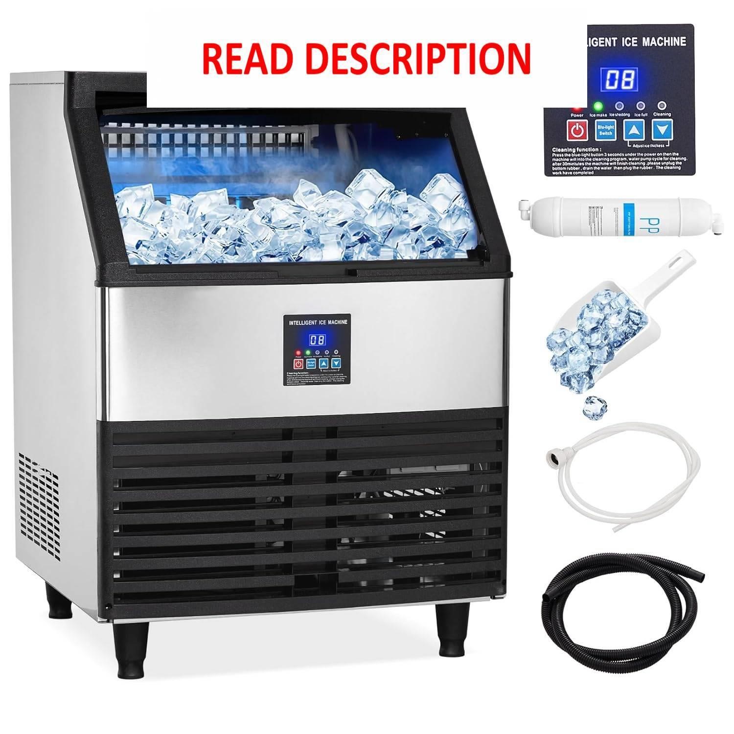 Commercial Ice Maker  300LBS/24H  26 W