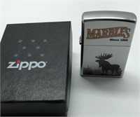 Marbles Moose Zippo Lighter New in Box