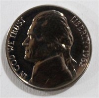 1962 Jefferson Nickel Proof