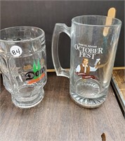 Samuel Adams, Dom Kolsch Glass Beer Mugs